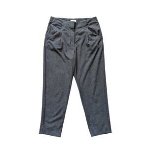 Wilfred Chambery Trouser Pants Women 6 Gray Wool Preppy Career Work Old Money